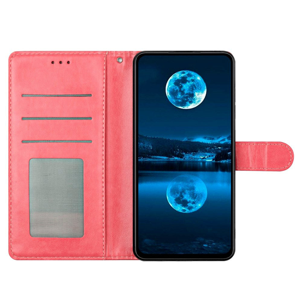 EIDERWOOD Xiaomi Redmi Note 14 Pro (5G) / Poco X7 Kunstskinn Flip Deksel m. Strop - Rosa