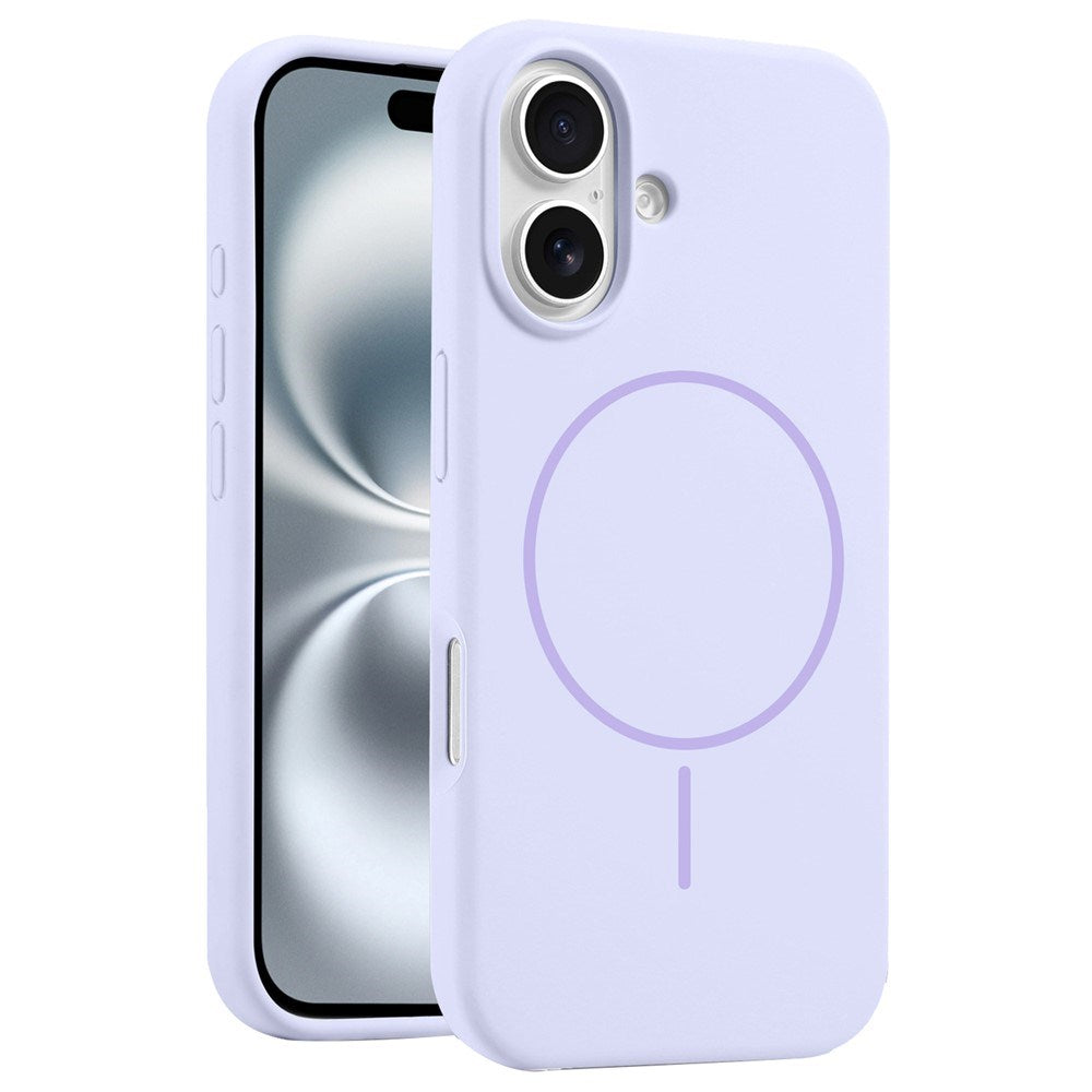 EIDERWOOD iPhone 16 Silikon Deksel – MagSafe Kompatibel – Beige