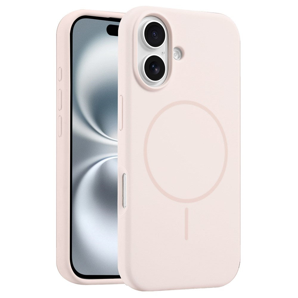 EIDERWOOD iPhone 16 Plus Silikon Deksel – MagSafe Kompatibel – Rosa