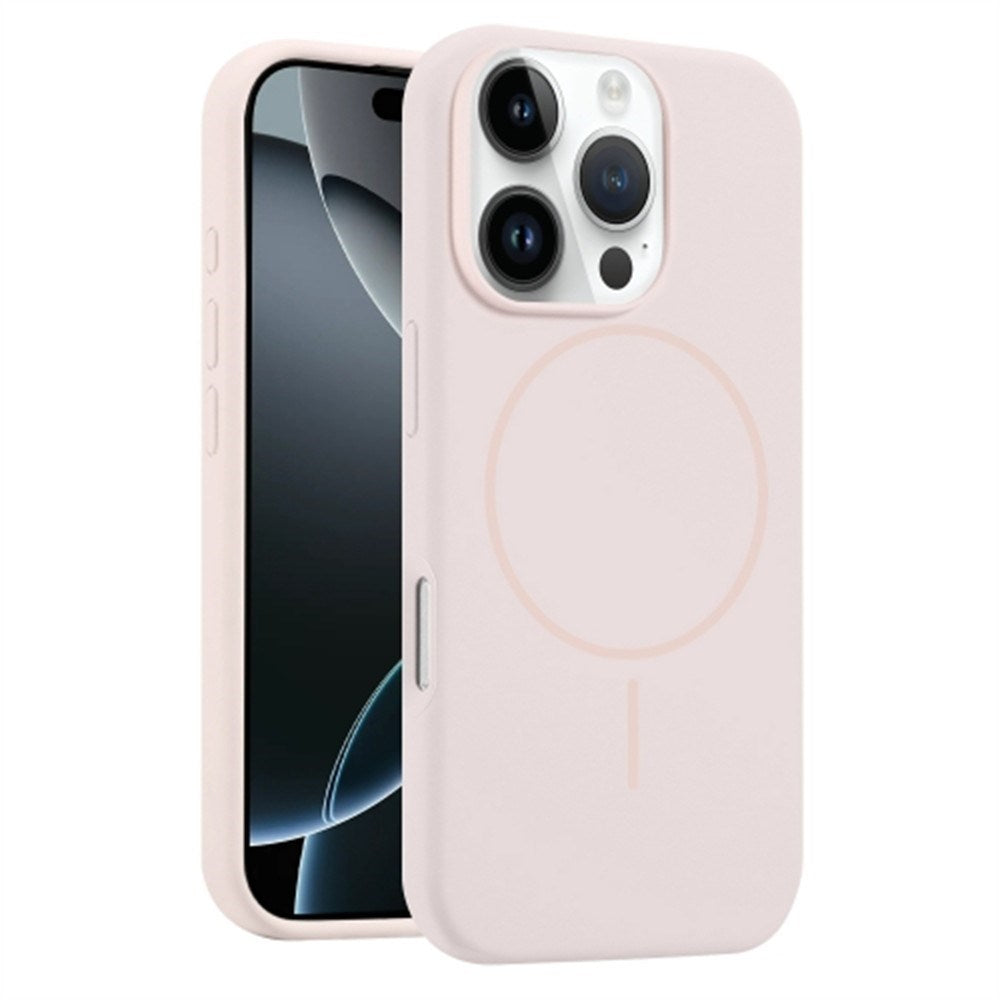 EIDERWOOD iPhone 16 Pro Silikon Deksel – MagSafe Kompatibel – Rosa