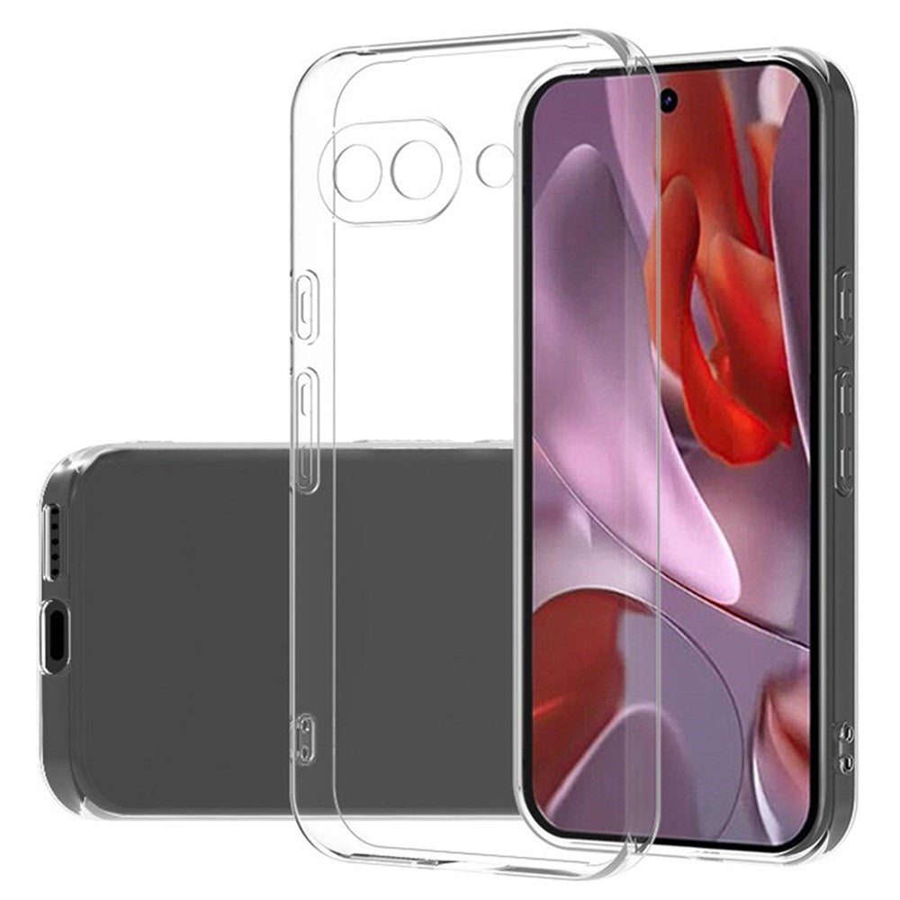 EIDERWOOD Google Pixel 9a Fleksibelt Plast Bak Deksel - Gjennomsiktig