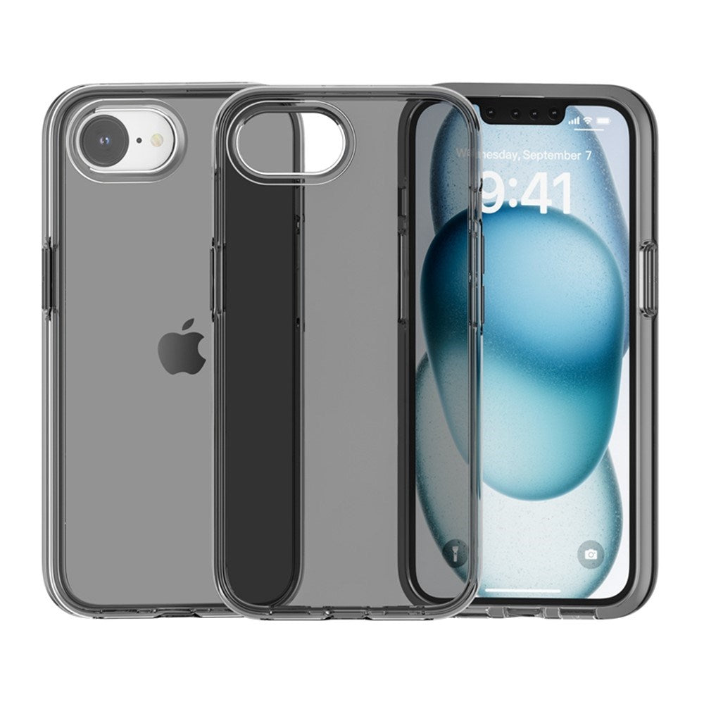 EIDERWOOD iPhone 17e / 16e Hybrid Plast Deksel - Gjennomsiktig / Svart