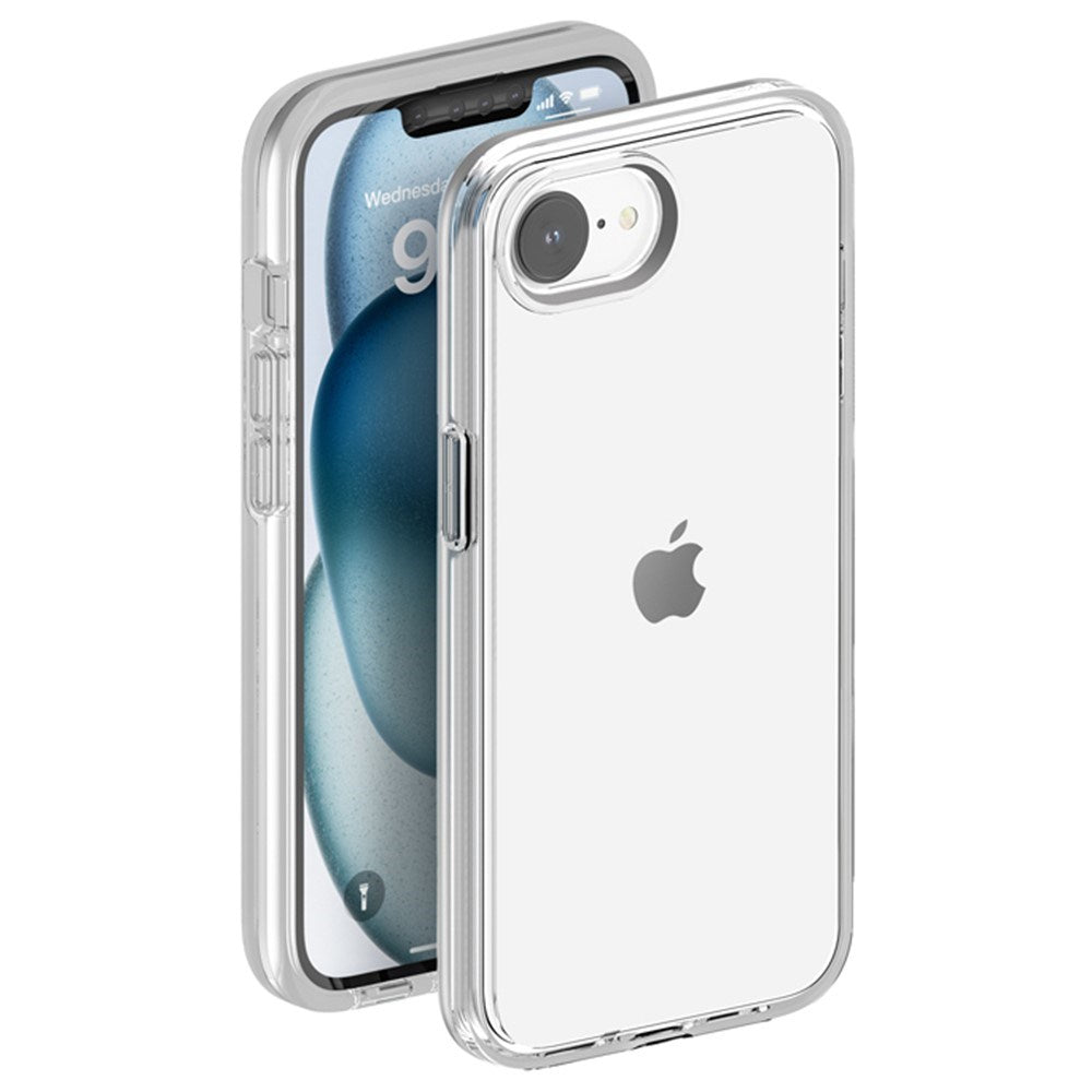 EIDERWOOD iPhone 17e / 16e Hybrid Plast Deksel med Forsterkede Hjørner - Gjennomsiktig