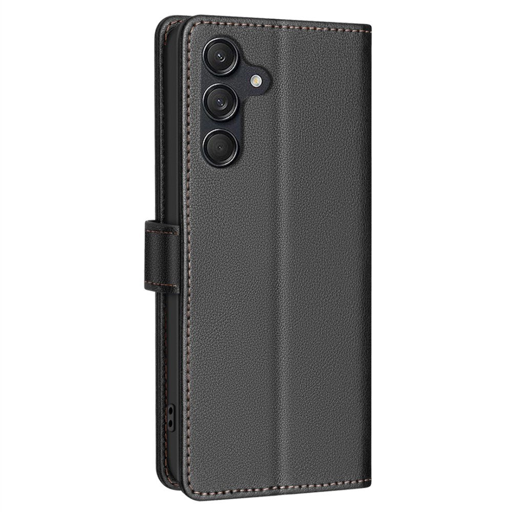 Samsung Galaxy A56 (5G) BINFEN Kunstskinn Flip Deksel m. RFID Blokkering - Svart