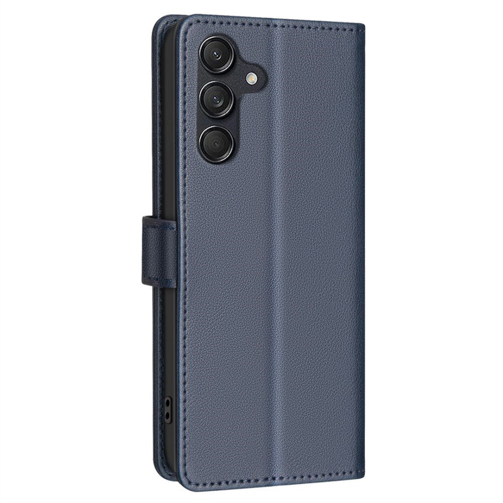 Samsung Galaxy A56 (5G) BINFEN Kunstskinn Flip Deksel m. RFID Blokkering - Blå