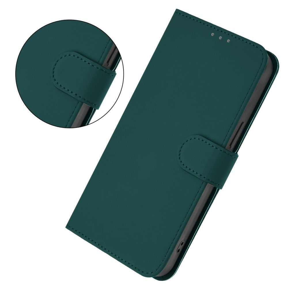 EIDERWOOD Xiaomi Redmi 14C Kunstskinn Flip Deksel m. Kortholder & Ståfunksjon - Grønn