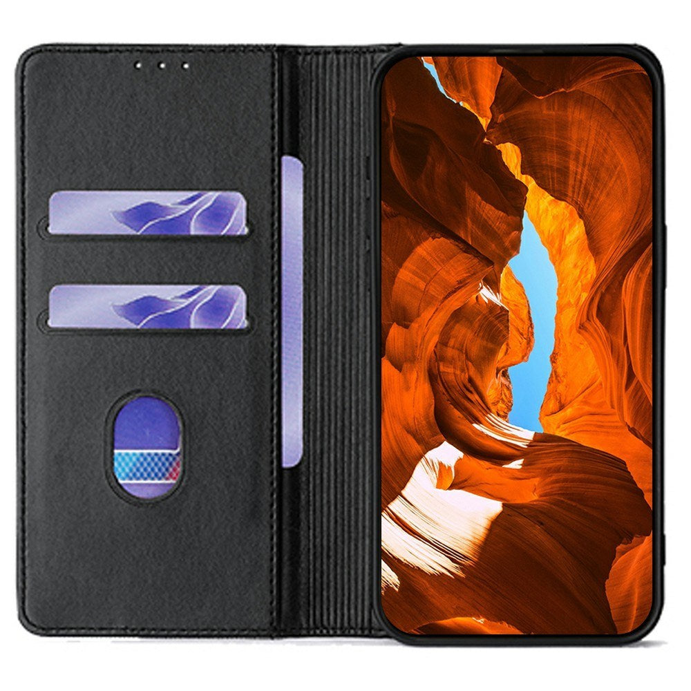 EIDERWOOD Xiaomi Redmi 14C / Poco C75 Flip Deksel i Kunstskinn med RFID-Blokkering - Svart