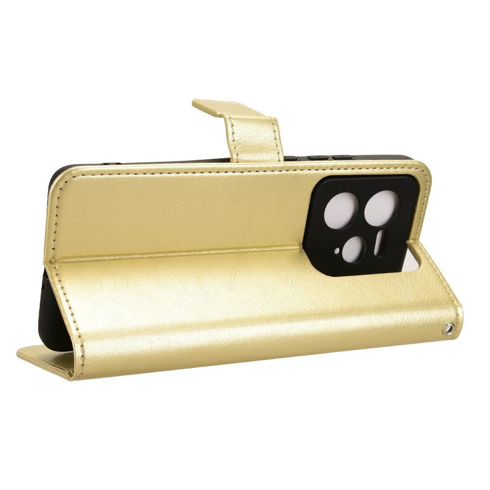EIDERWOOD Realme GT 7 Pro (5G) Kunstskinn Flip Deksel m. Strop - Guld