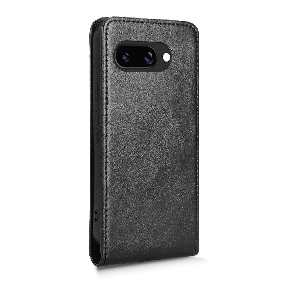 EIDERWOOD Google Pixel 9a Kunstskinn Flip Deksel m. Kortlomme - Svart