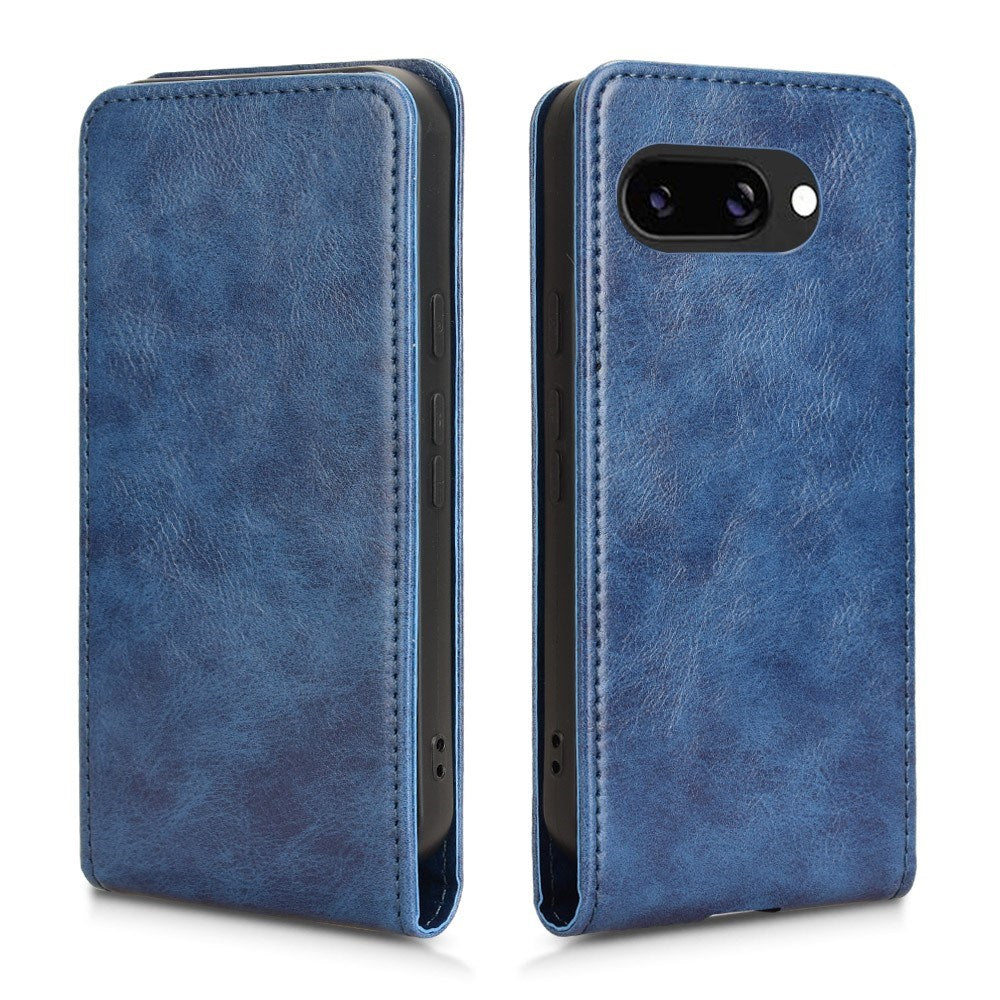 EIDERWOOD Google Pixel 9a Kunstskinn Flip Deksel m. Kortlomme - Blå
