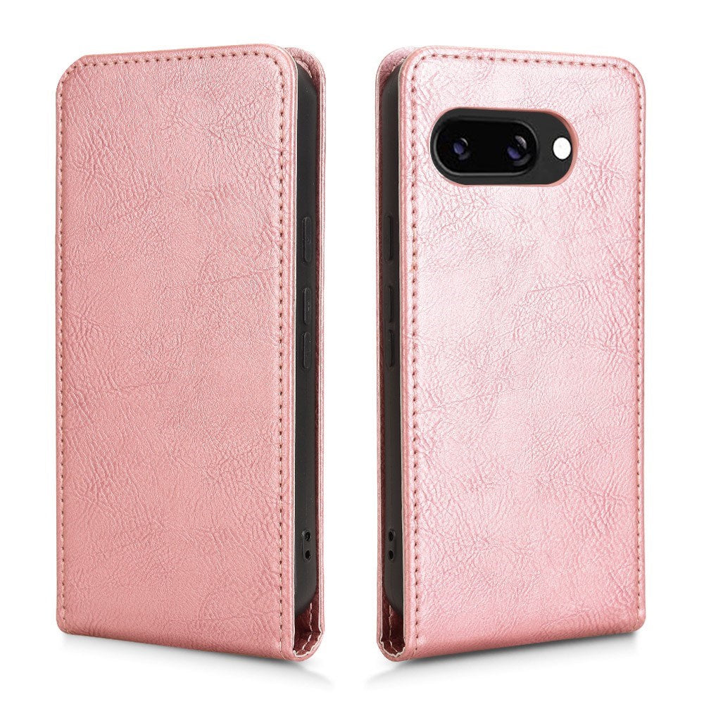 EIDERWOOD Google Pixel 9a Kunstskinn Flip Deksel m. Kortlomme - Rosa