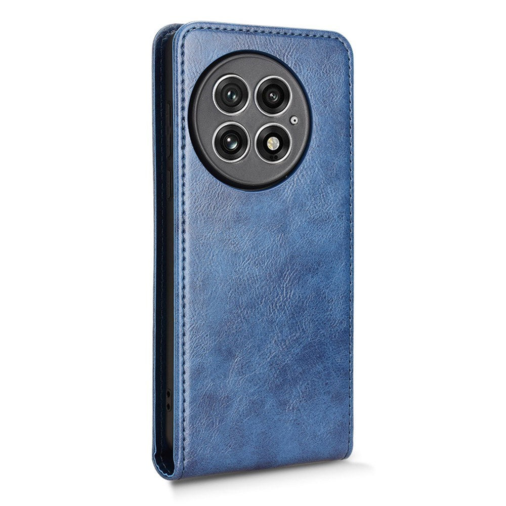 EIDERWOOD OnePlus 13 Kunstskinn Flip Deksel m. Kortlomme - Blå