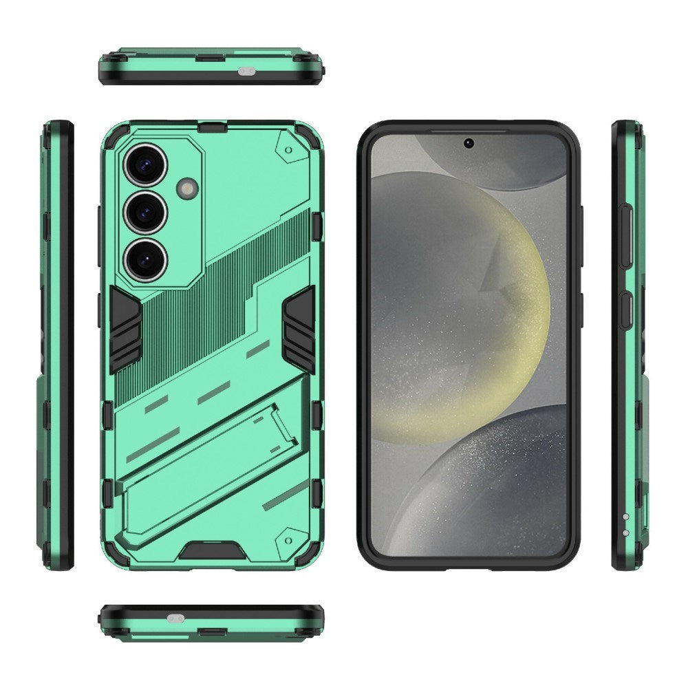 EIDERWOOD Samsung Galaxy A26 5G Hantverkarskydd med Inbyggt Ställ - - Grønn