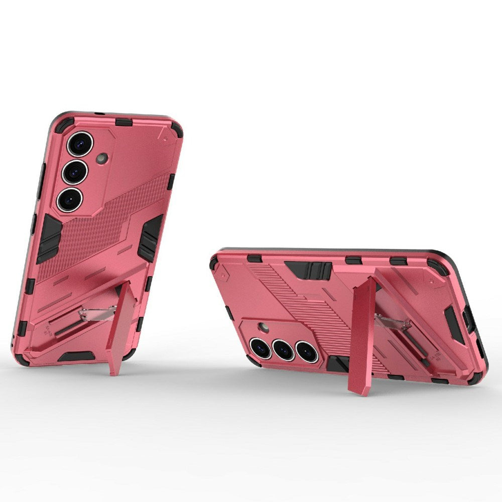 EIDERWOOD Samsung Galaxy A56 (5G) Hantverkarskydd med Inbyggt Ställ - Rosa