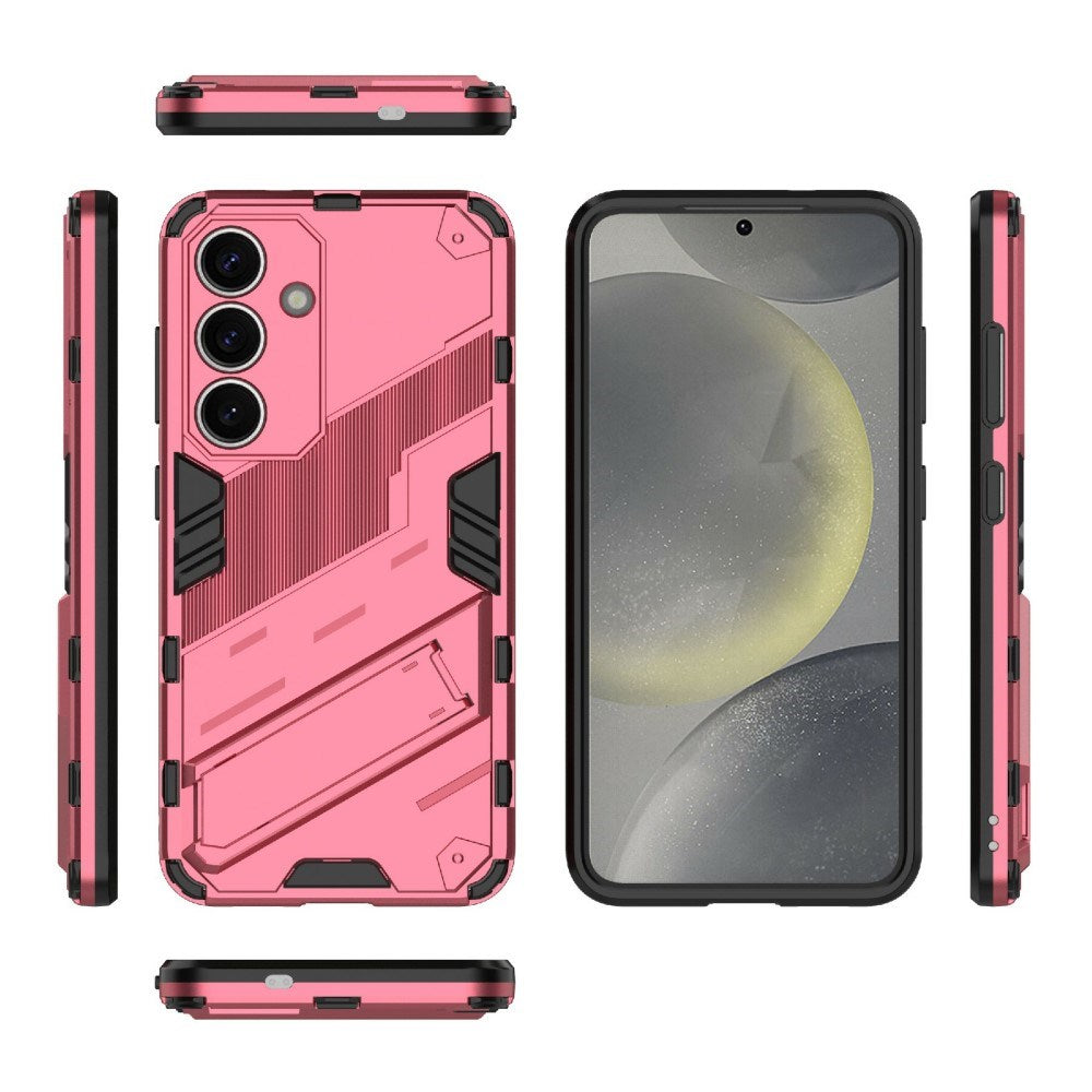 EIDERWOOD Samsung Galaxy A56 (5G) Hantverkarskydd med Inbyggt Ställ - Rosa