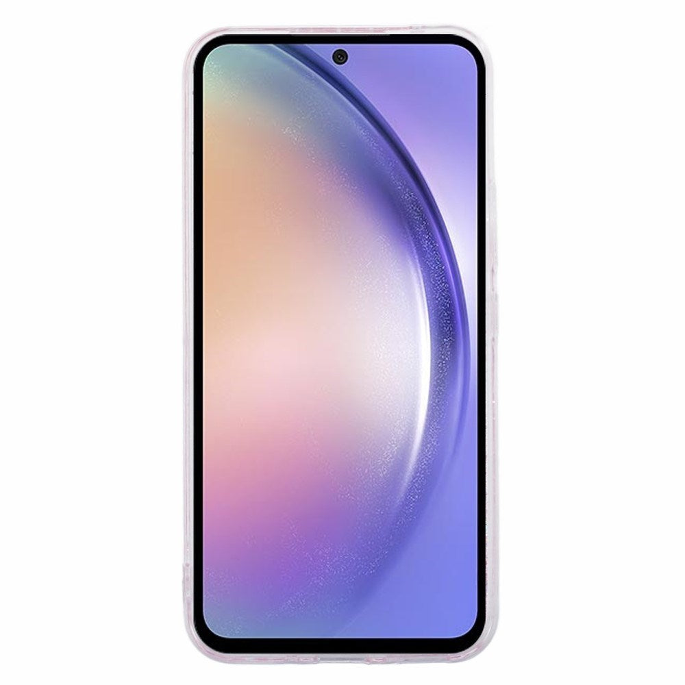 EIDERWOOD Samsung Galaxy A26 (5G) Fleksibelt Plast Deksel m. Glitter - Rosa