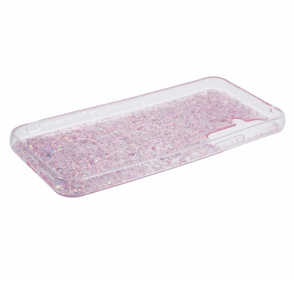 EIDERWOOD Samsung Galaxy A26 (5G) Fleksibelt Plast Deksel m. Glitter - Rosa