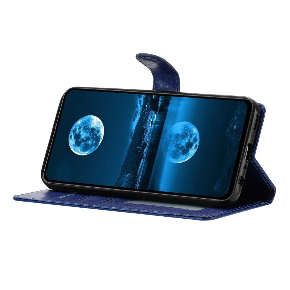 EIDERWOOD Samsung Galaxy A26 (5G) Kunstskinn Flip Deksel m. Strop - Blå
