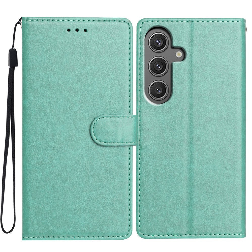 EIDERWOOD Samsung Galaxy A26 (5G) Kunstskinn Flip Deksel m. Strop - Grønn