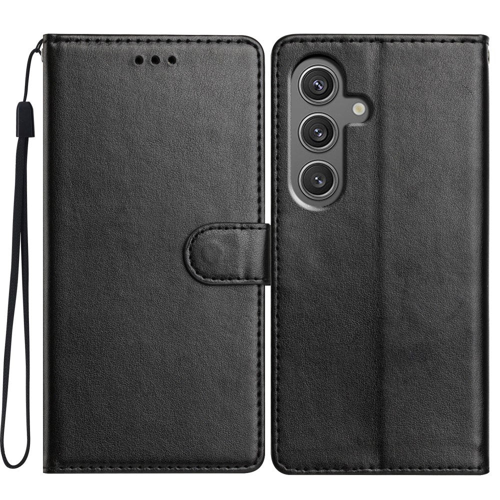 EIDERWOOD Samsung Galaxy A56 (5G) Kunstskinn Flip Deksel m. Strop - Svart