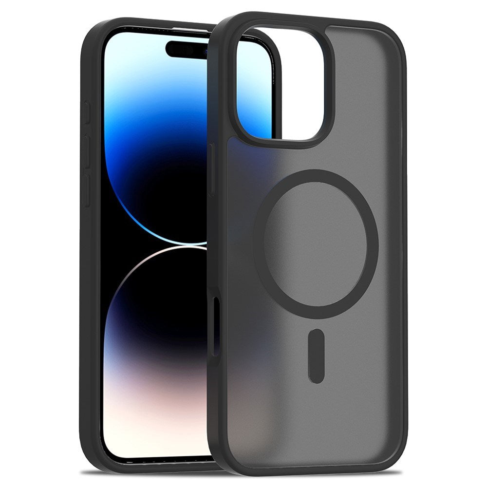 EIDERWOOD iPhone 16 Pro Max Matt Hybrid Deksel - MagSafe Kompatibel - Svart / Gjennomsiktig