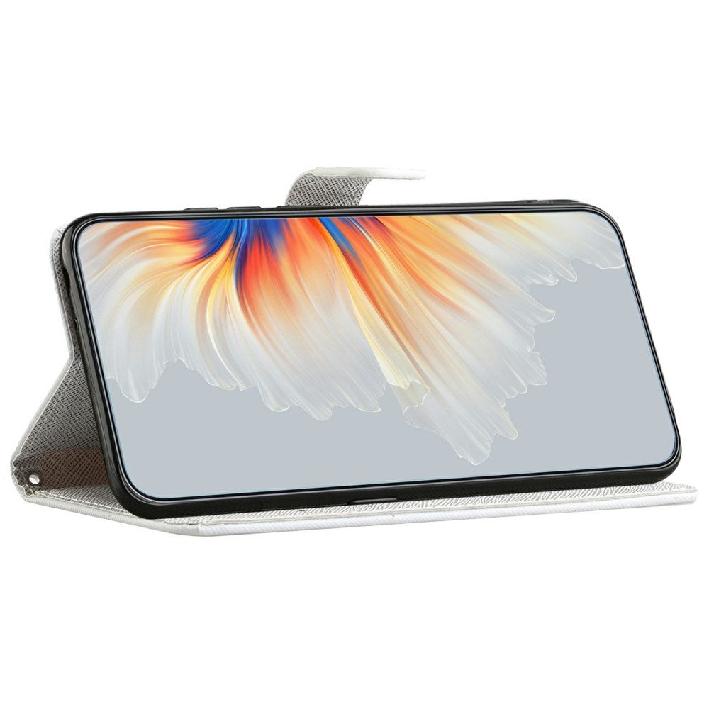 EIDERWOOD Motorola Moto G17 Power / G17 / G15 Power / G15 Kunstskinn Flip Deksel m. Motiv - Blomst / Sommerfugl