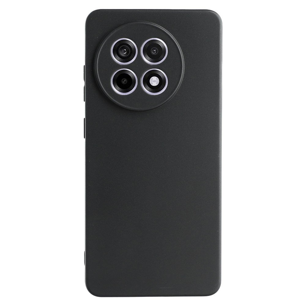 EIDERWOOD OnePlus 13R Fleksibelt Plast Deksel - Blank Overflate - Svart
