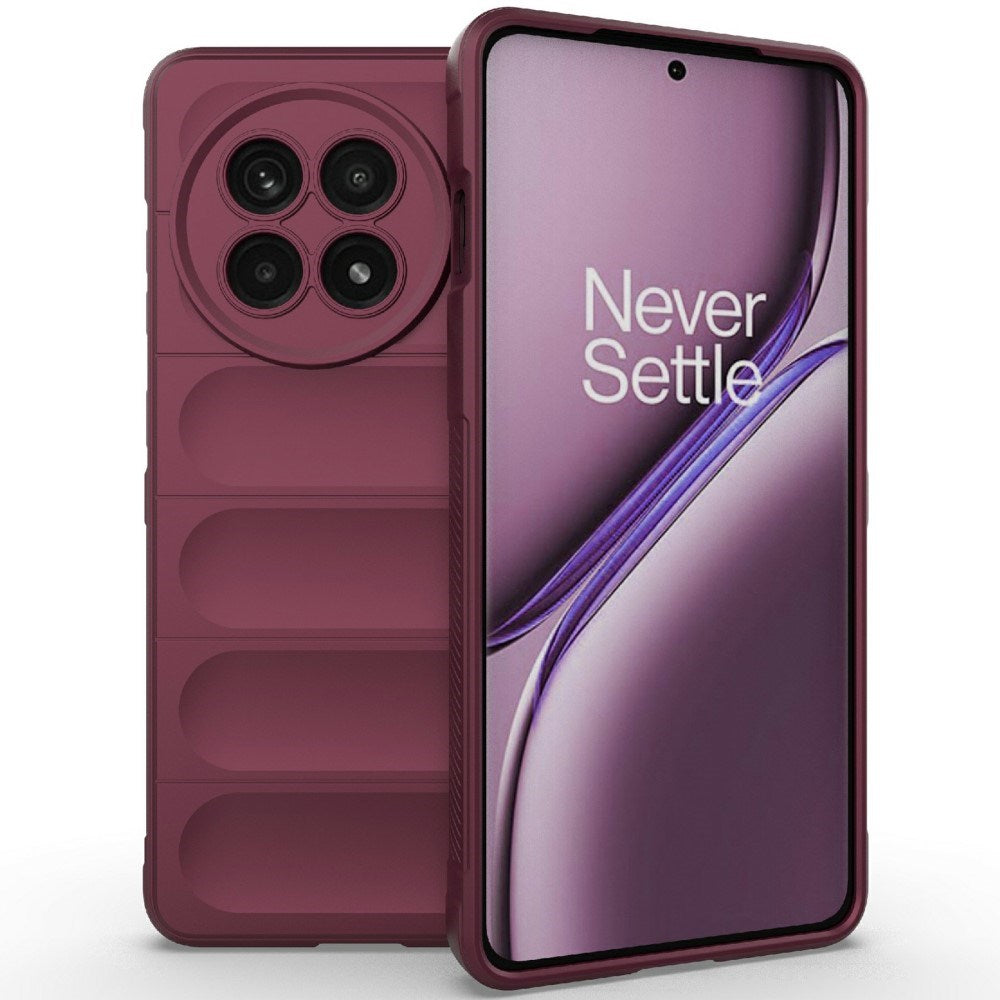 EIDERWOOD OnePlus 13R Fleksibelt Plastdeksel - Vinrød