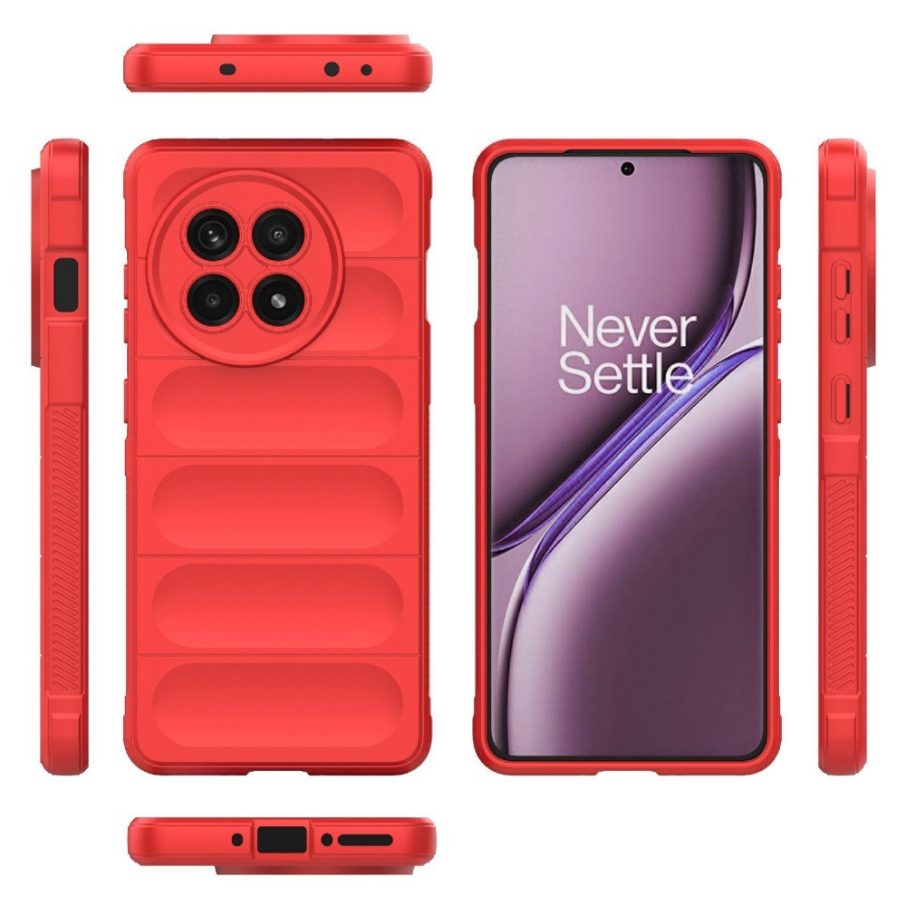 EIDERWOOD OnePlus 13R Fleksibelt Plastdeksel - Rød