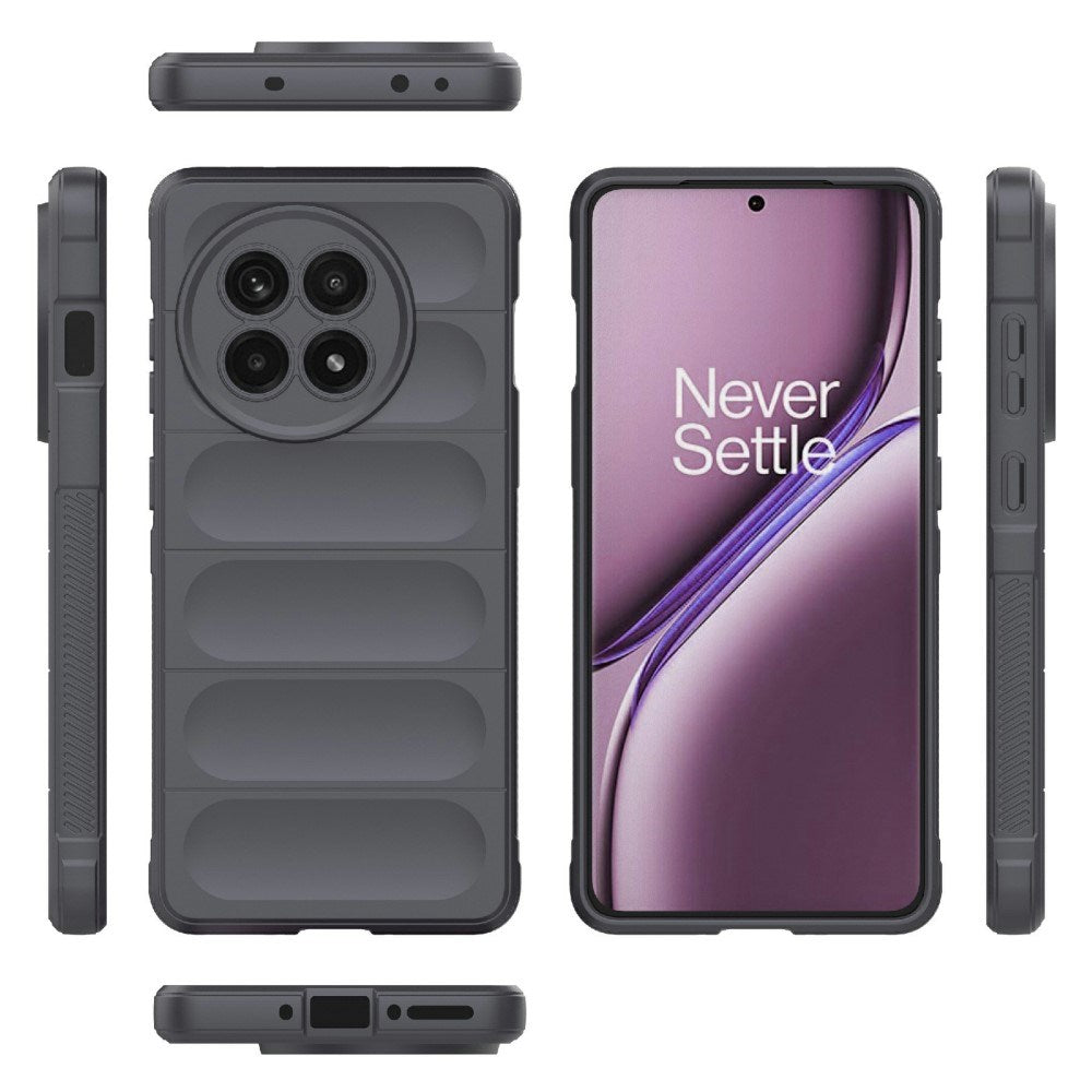 EIDERWOOD OnePlus 13R Fleksibelt Plastdeksel - Mørke Grå