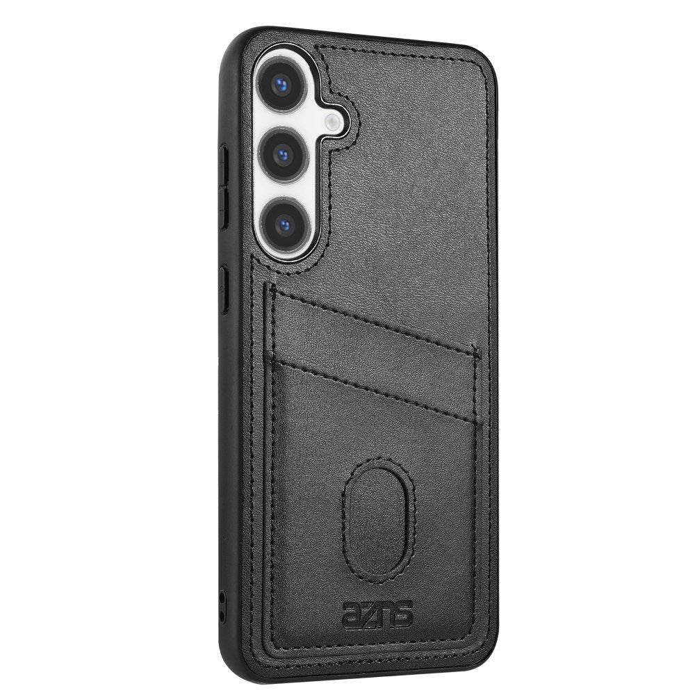 EIDERWOOD Samsung Galaxy A56 (5G) Kunstskinn Bak Deksel m. Kortholder - Svart