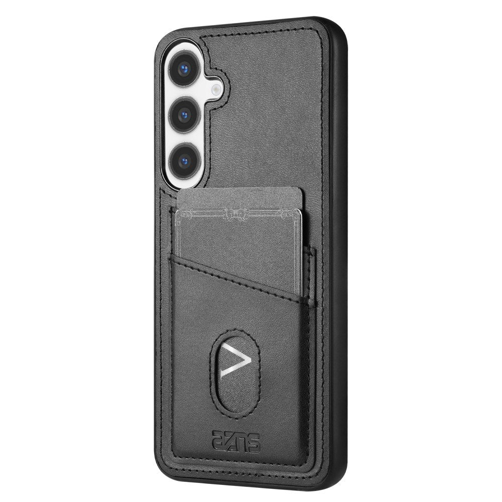 EIDERWOOD Samsung Galaxy A56 (5G) Kunstskinn Bak Deksel m. Kortholder - Svart