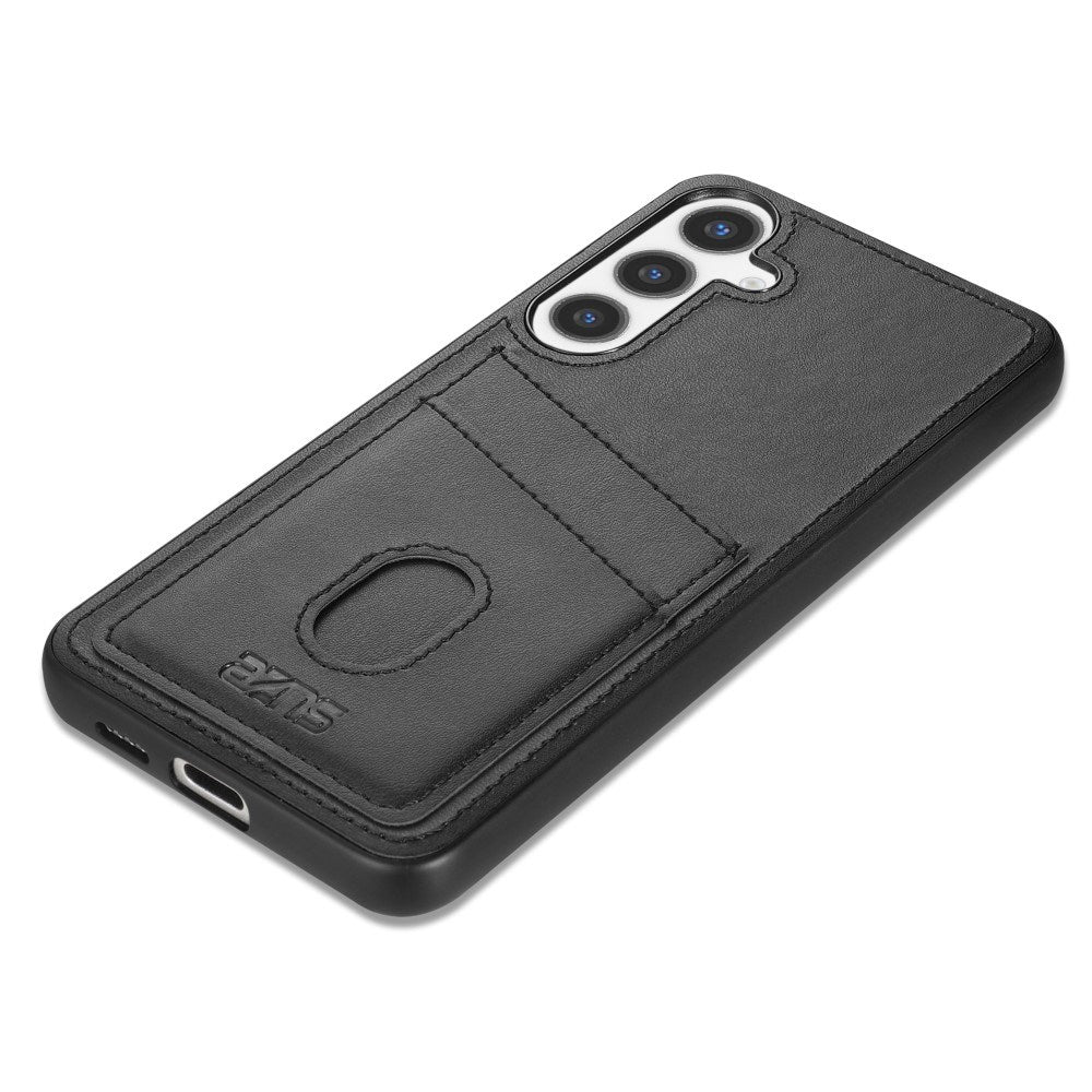 EIDERWOOD Samsung Galaxy A56 (5G) Kunstskinn Bak Deksel m. Kortholder - Svart