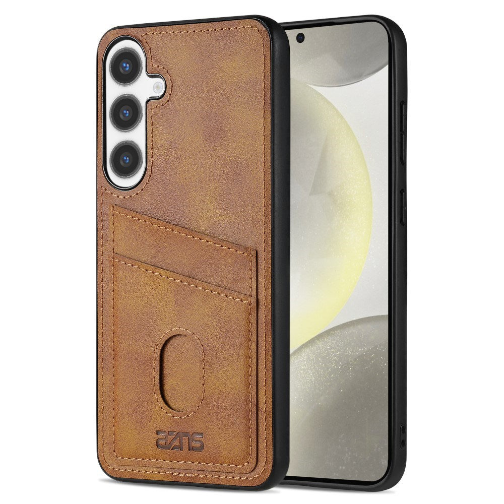 EIDERWOOD Samsung Galaxy A56 (5G) Kunstskinn Bak Deksel m. Kortholder - Brun