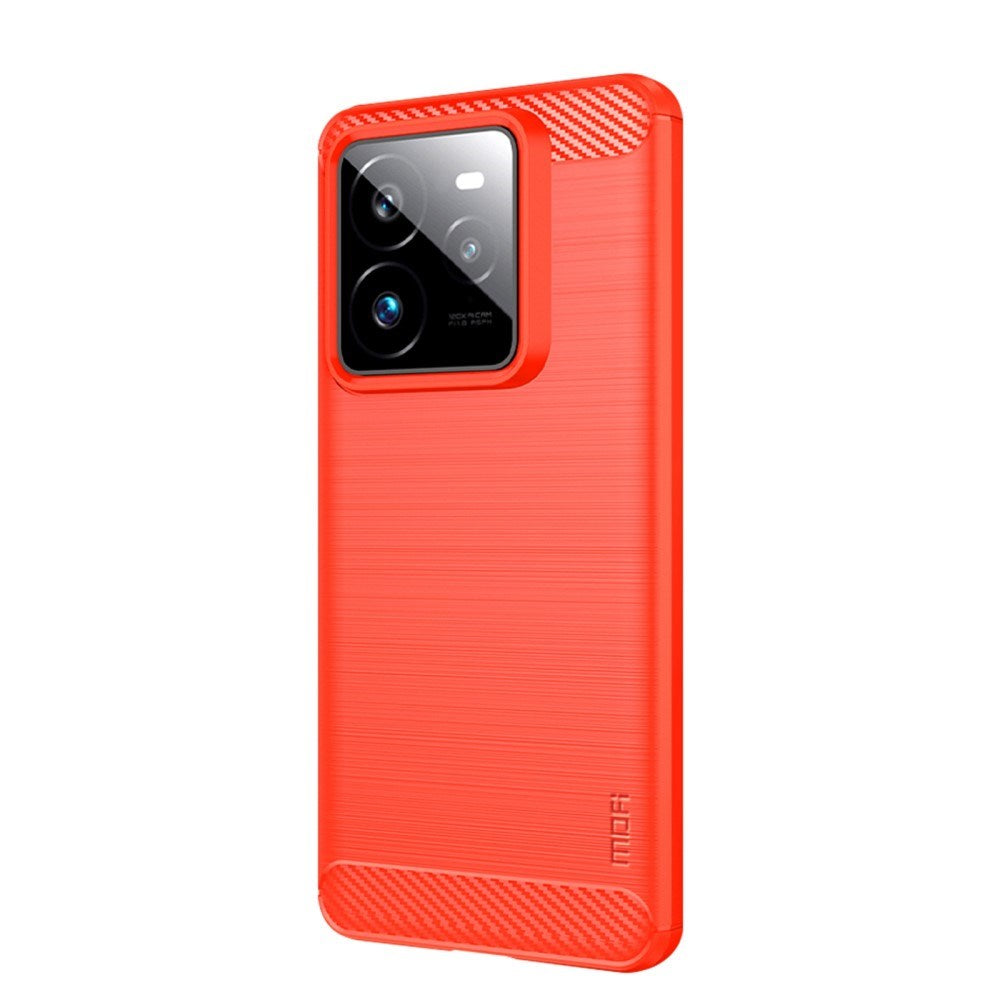 Realme GT 7 Pro (5G) Brushed Carbon Deksel - Rød