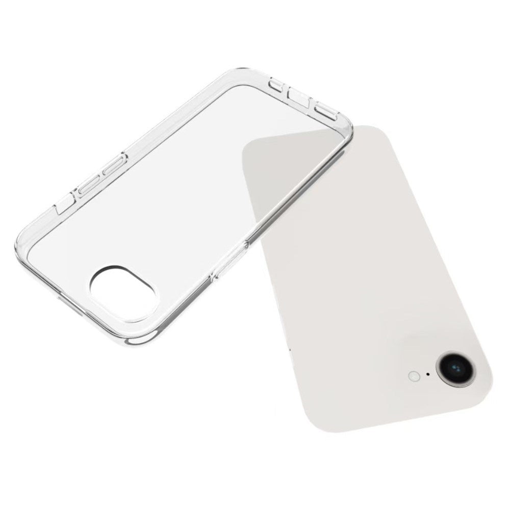 EIDERWOOD iPhone 17e / 16e Fleksibelt Plastdeksel med Skjermbeskyttelse - Gjennomsiktig