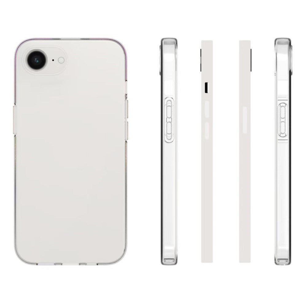 EIDERWOOD iPhone 17e / 16e Fleksibelt Plastdeksel med Skjermbeskyttelse - Gjennomsiktig