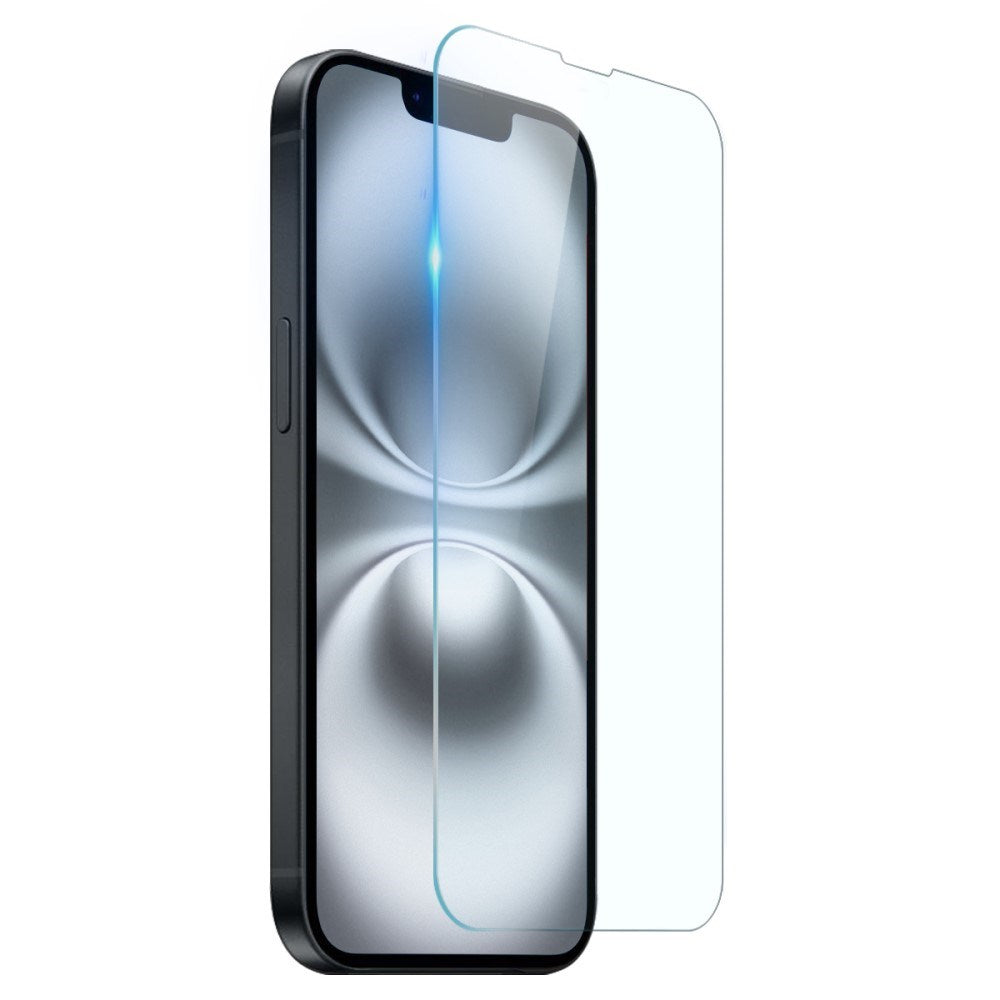 iPhone 17e / 16e 2-i-1 Fleksibelt Plast Deksel & Herdet Skjermbeskyttelsesglass - Gjennomsiktig