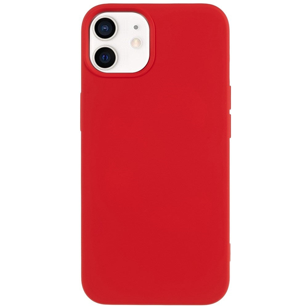 EIDERWOOD iPhone 12 Mini Fleksibelt Plast Deksel - Rød