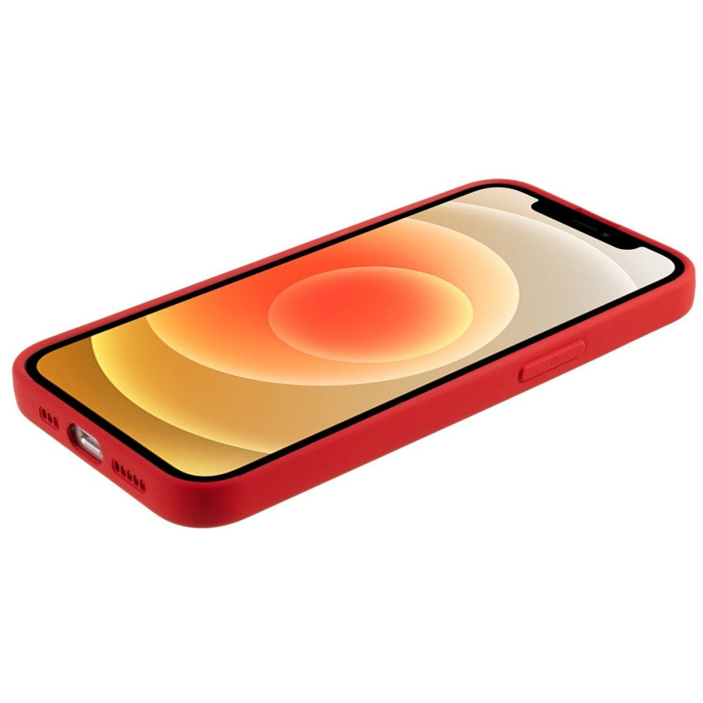 EIDERWOOD iPhone 12 Mini Fleksibelt Plast Deksel - Rød