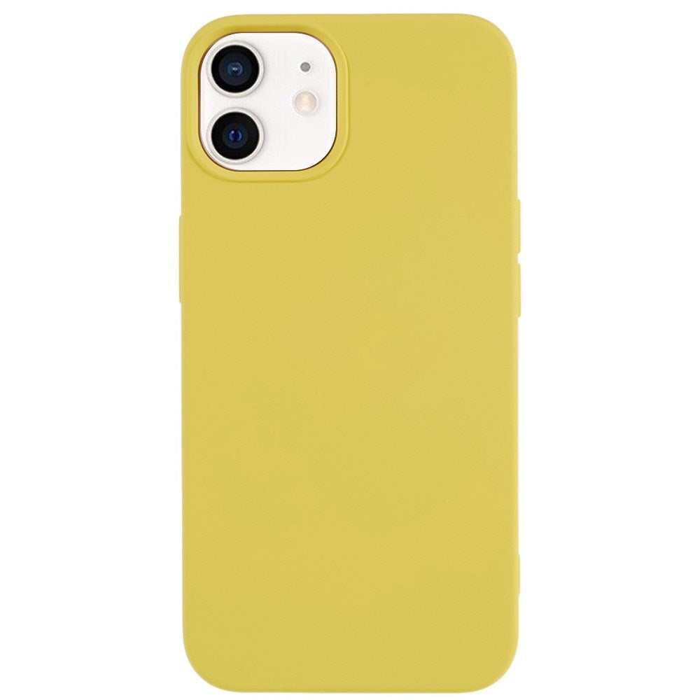 EIDERWOOD iPhone 12 Mini Fleksibelt Plast Deksel - Gul
