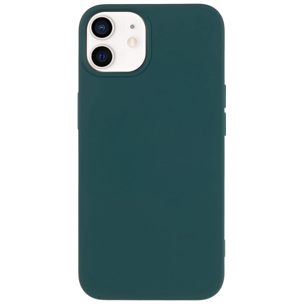 EIDERWOOD iPhone 12 Mini Fleksibelt Plast Deksel - Mørkegrønn