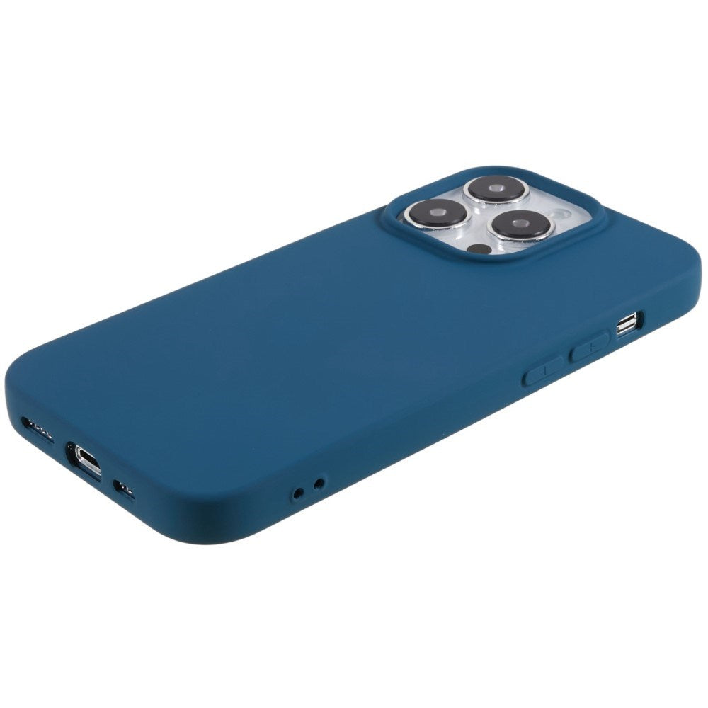 EIDERWOOD iPhone 14 Pro Max Fôret Fleksibelt Plast Deksel - Mørk Blå