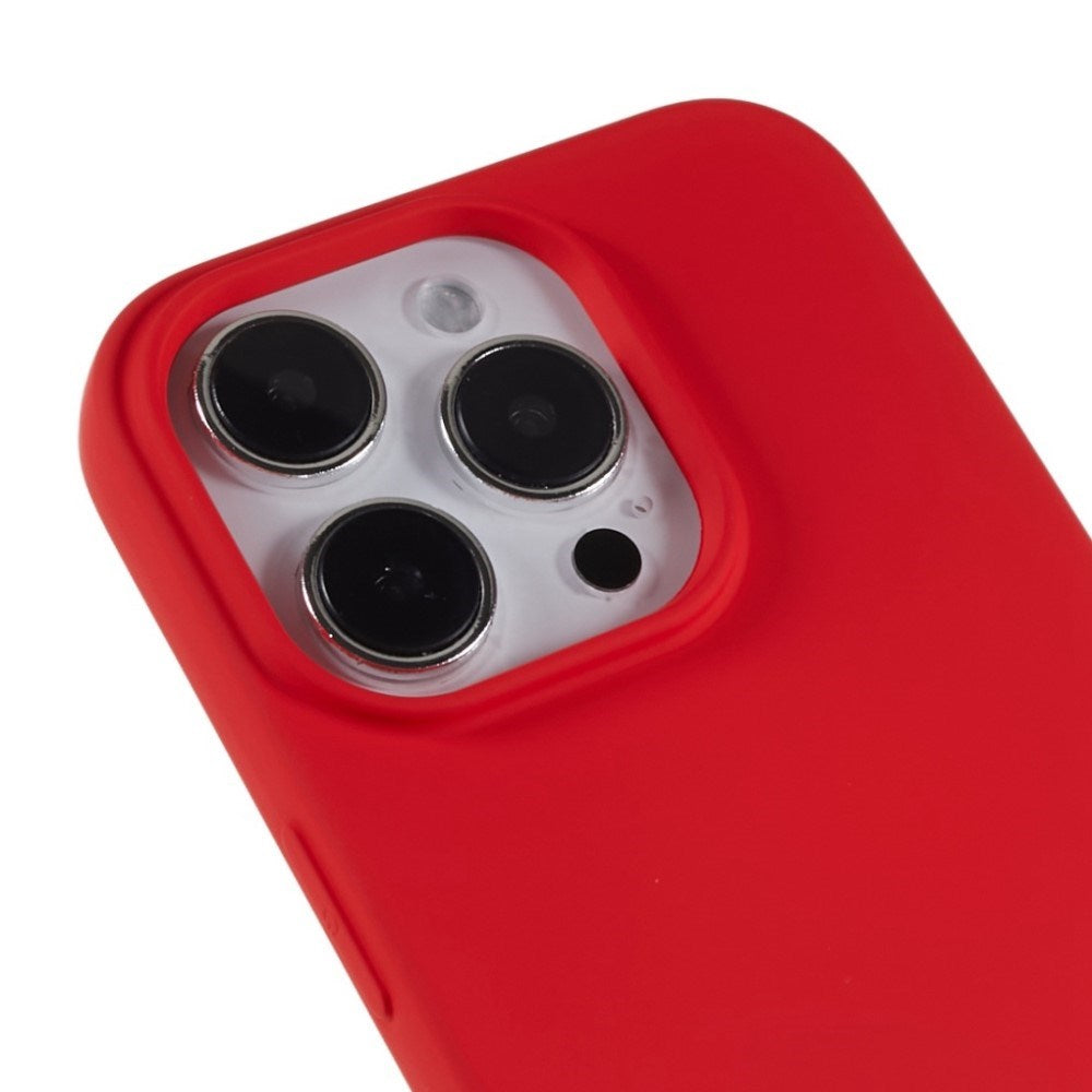 EIDERWOOD iPhone 14 Pro Max Fôret Fleksibelt Plast Deksel - Rød
