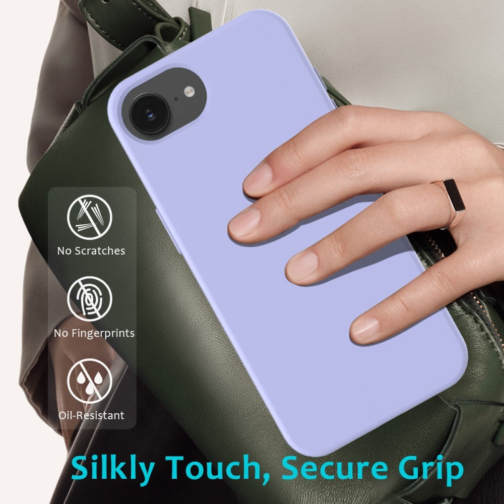 EIDERWOOD iPhone 17e / 16e Fôret Silikon Deksel - Lavendel