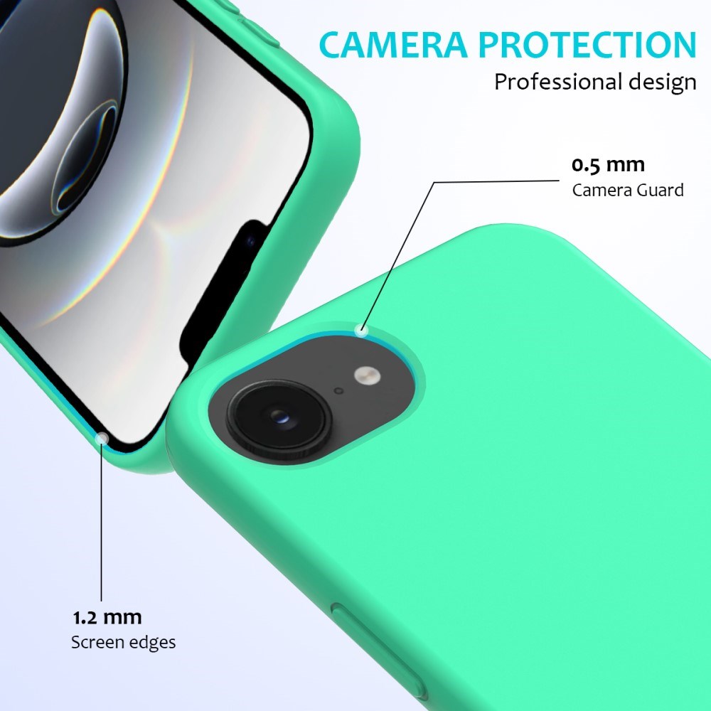 EIDERWOOD iPhone 17e / 16e Fôret Silikon Deksel - Neongrønn