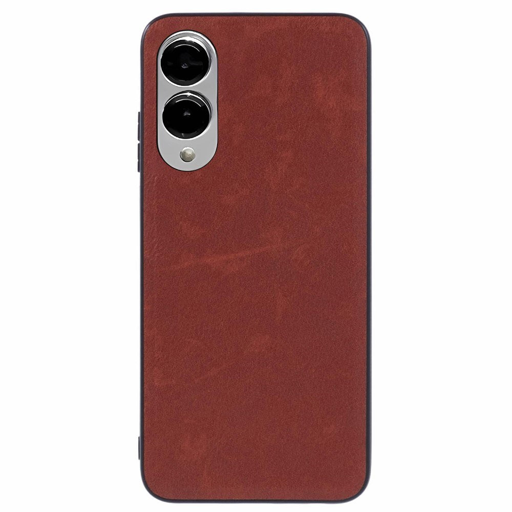 EIDERWOOD Samsung Galaxy S25 Edge Kunstskinnbelagt Deksel - Brun