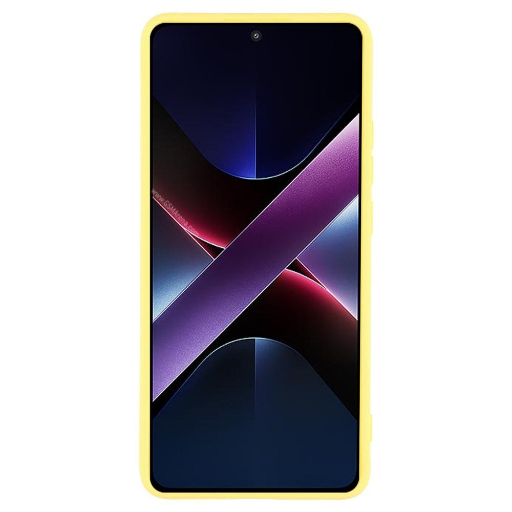 EIDERWOOD Xiaomi Poco X7 Pro Fôret Fleksibelt Plast Deksel - Gul