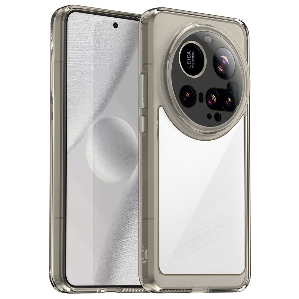 EIDERWOOD Xiaomi 15 Ultra Hybrid Plast Deksel - Gjennomsiktig / Grå
