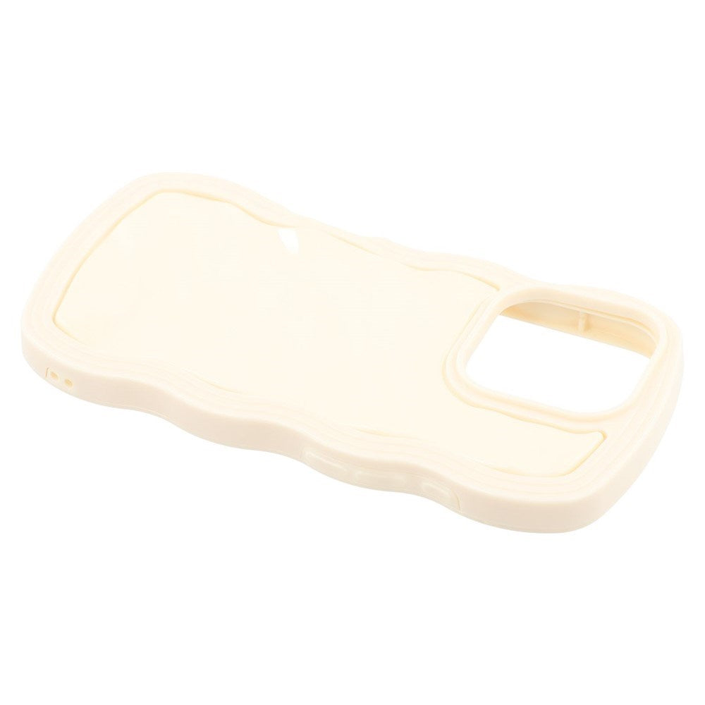 iPhone 16 Pro Max EIDERWOOD Hybrid Plast Wavy Deksel – Beige